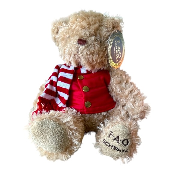 FAO Schwarz Other - Fao Schwarz 12-inch Anniversary Bear Toy Plush